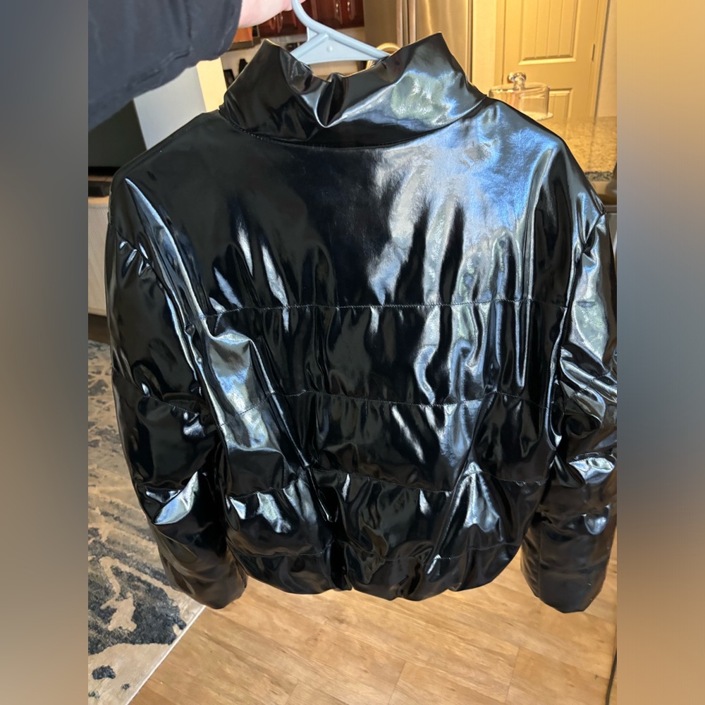 Steve Madden Black Puffer Jacket - Picture 3 of 4